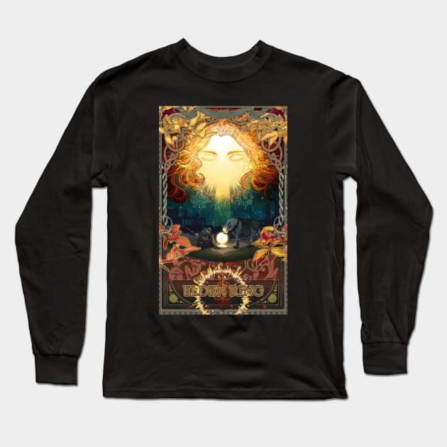 Grace Tarot Card Long Sleeve T-Shirt by Nero